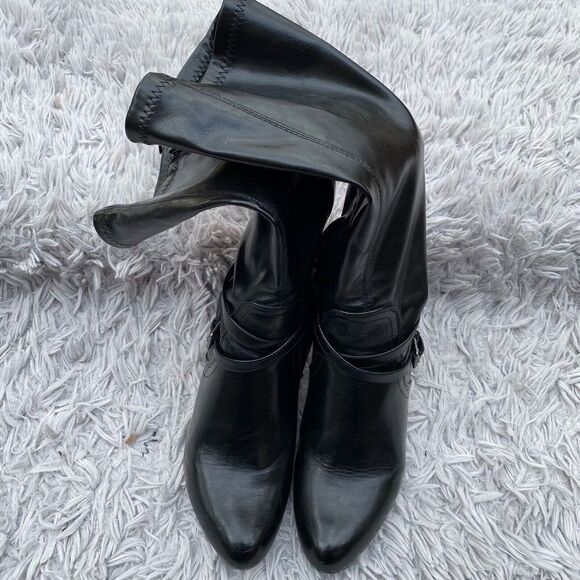 KIM ROGERS Jolie Women's 10M US Black Knee High Boots Faux Leather - Picture 8 of 16